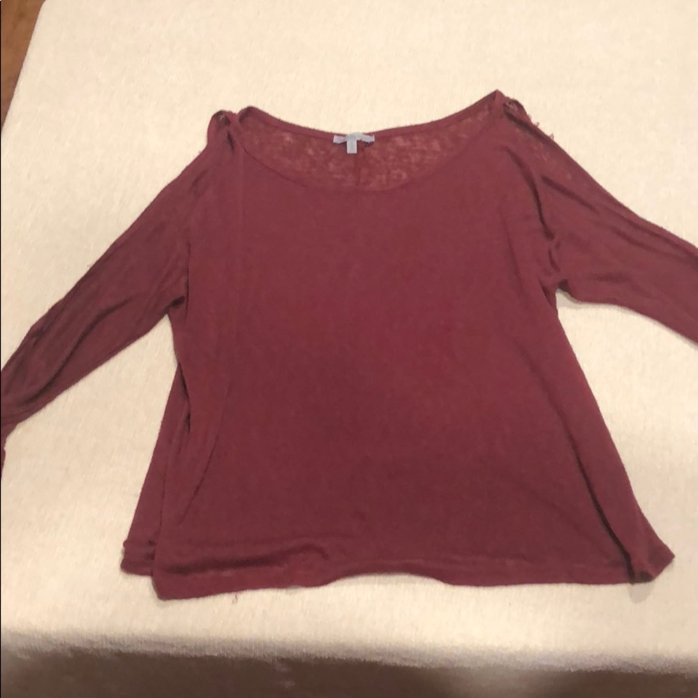 Charlotte Russe top with cutout sleeves - Medium